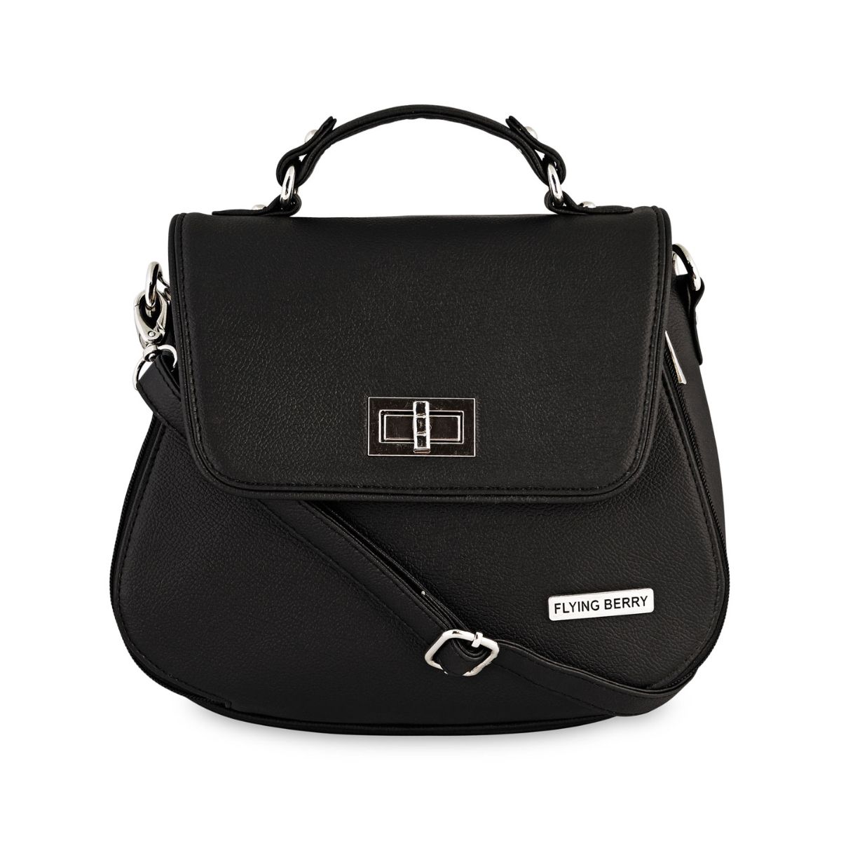 FLYING BERRY Womens Black Hand Bag Buy FLYING BERRY Womens Black Hand